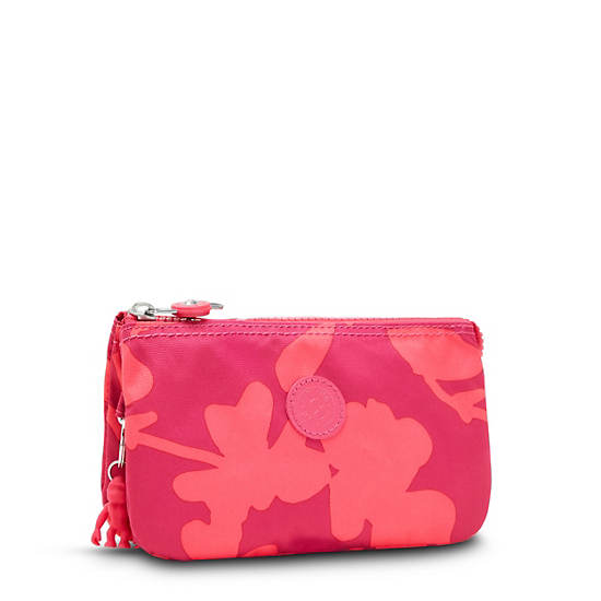 Kipling Creativity Large Printed Pouch Tassen Roze | BE 2096IL